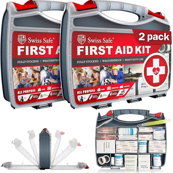 Swiss Safe 2-in-1 First Aid Kit by SwissSafe