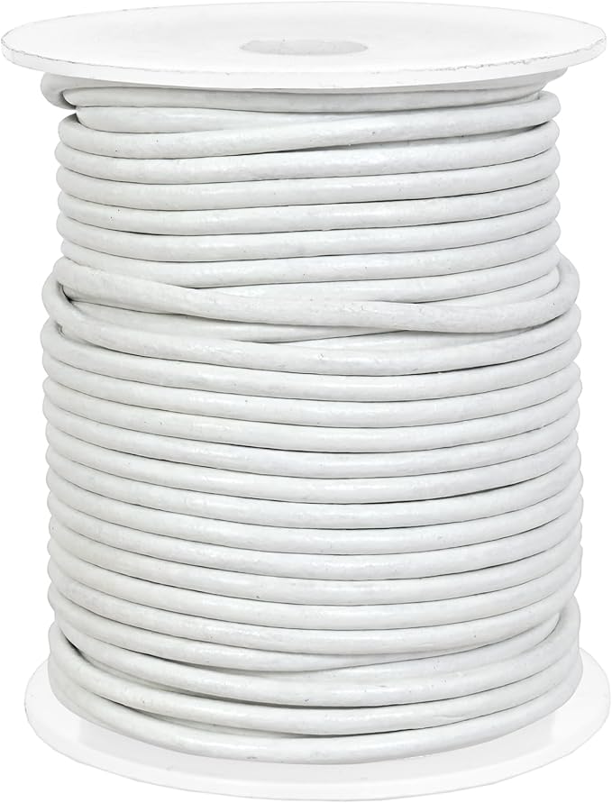 GENIQUE Real/Genuine Round Leather String Cord - Image 2