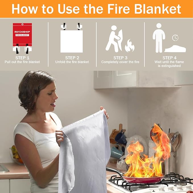 Mondoshop Fire Blanket Emergency - Image 5