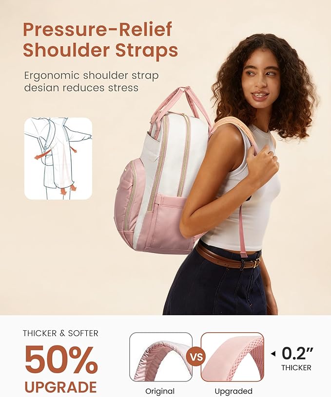 LOVEVOOK Backpack for Women, Laptop Backpack Women, Fits 17 Inch Laptop Bag - Image 5