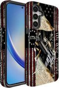 Compatible for Samsung Galaxy S25 Ultra 5G Case, Dual Layer Heavy Duty 2 in 1 by BSMOSPER