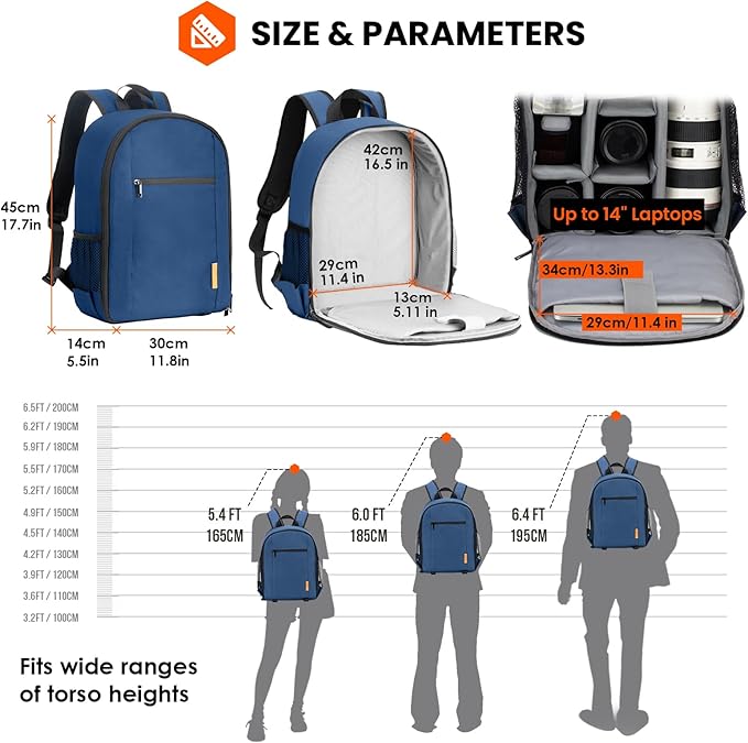 TARION Camera Bag Backpack for Photographers: Photography Camera Backpack - Image 8