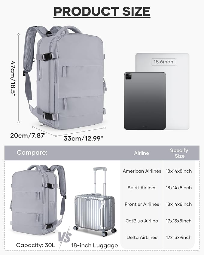 coofay Vacuum Backpack Travel - Image 4
