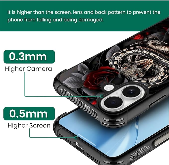 for iPhone 17 Case, for MagSafe Graphic Design for Girl Boy Soft Silicone Hard - Image 2