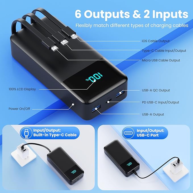 Portable Charger 70800mAh Power Bank - Image 4