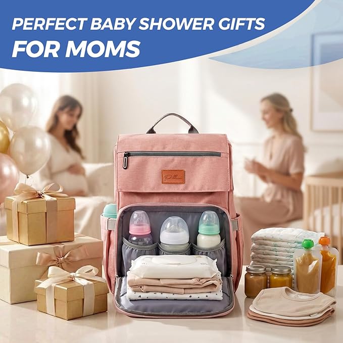 PILLANI Baby Diaper Bag Backpack - Image 7