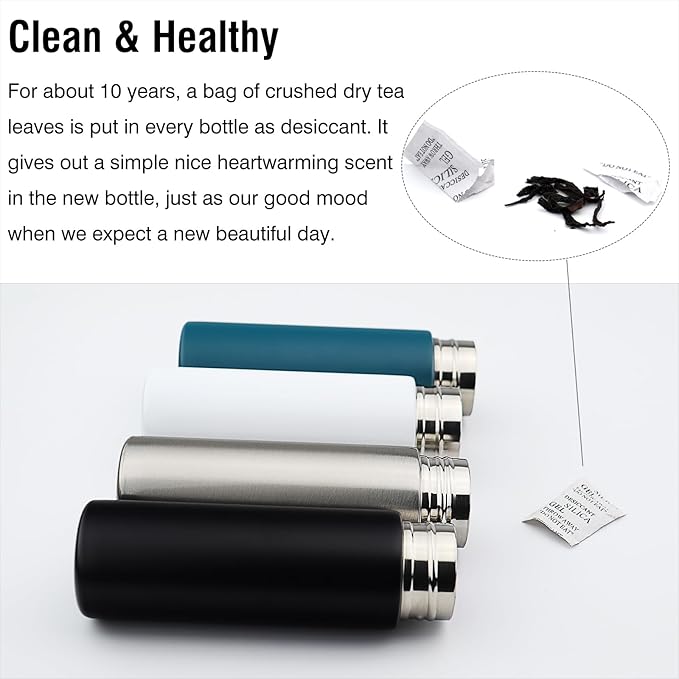 Cute Small Water Bottle, 4.4 Fl. Oz, Mini Slim Flask - Image 7