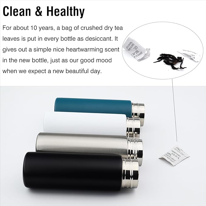 Cute Small Purse Water Bottle, 4.4 Fl. Oz, Mini Slim Flask - Image 6