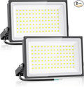 Onforu 120W LED Flood Light Outdoor, 12000LM Security Lights, IP66 Waterproof by Onforu