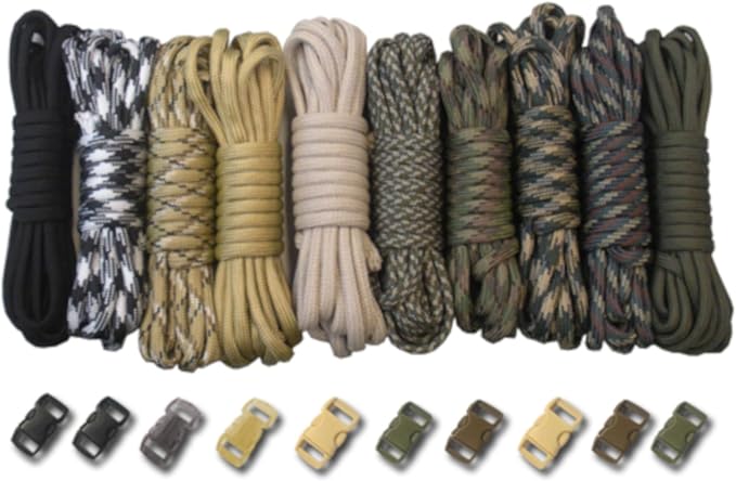 Paracord Planet 550lb Type III Paracord Combo Crafting Kits by ParacordPlanet