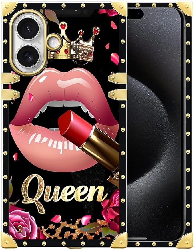 for iPhone 17 Case Luxury Golden Decoration by Unknown