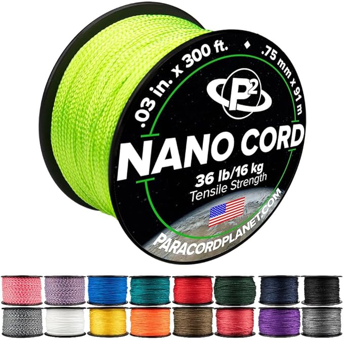 Paracord Planet Nano Cord –Lightweight Nylon Nano Paracord – Great by ParacordPlanet