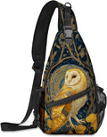 FyLybois Barn Owl Sling Bag for Women Lightweight Crossbody Backpack Casual by FyLybois