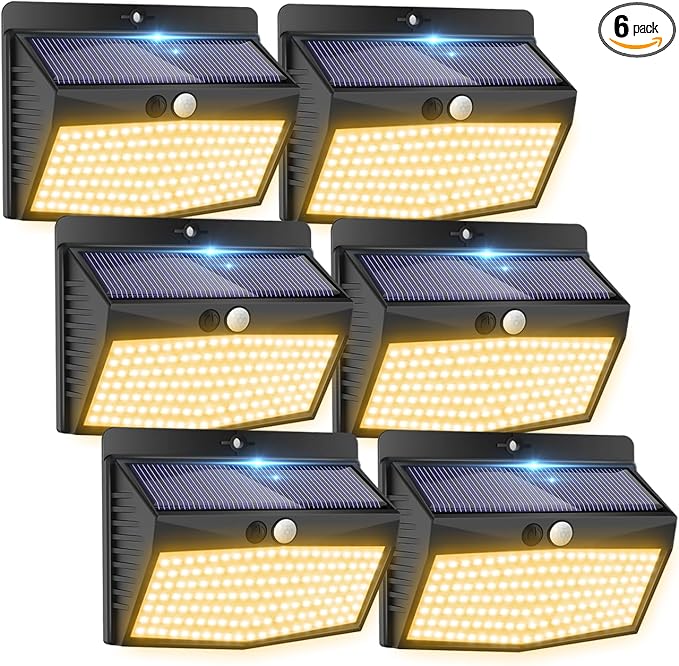 Solar Outdoor Motion Sensor Lights by Peasur