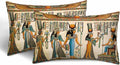 Old Egyptian Empire Couch Pillow Covers 12 X 20 0 Set of 2 Pillowcases by Unknown