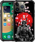 for iPhone 13 Pro Case, Sakura Japanese Samurai Pattern Graphic Design Girl Boy by FKBRCL4U