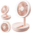 Gaiatop Foldable Small Desk Fan, 6000mAh Battery Powered Portable Fan by GAIATOP