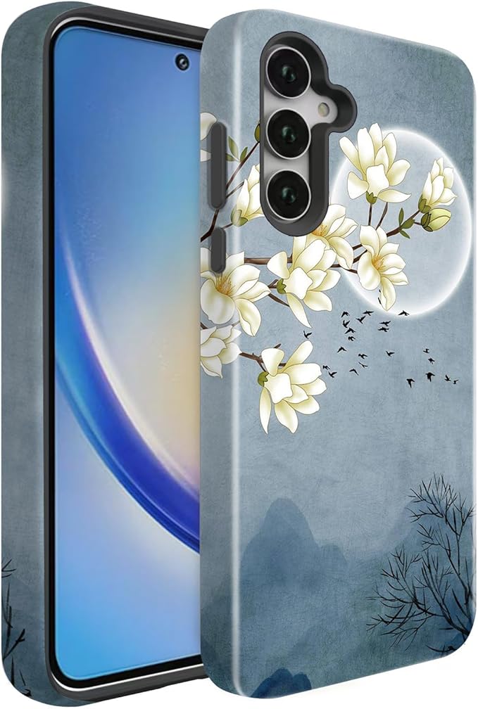 Compatible for Samsung Galaxy S25 5G Case, Dual Layer Heavy Duty 2 in 1 by BSMOSPER