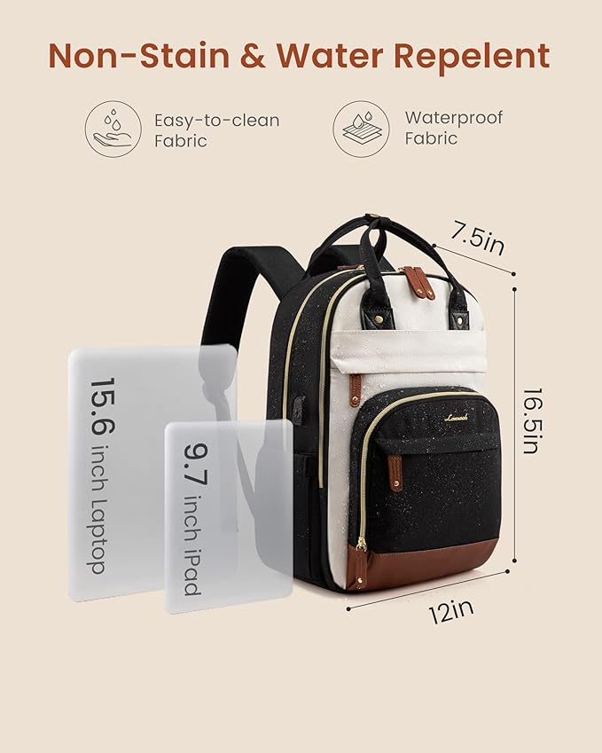 LOVEVOOK Backpack for Women, Laptop Backpack Women, Fits 15.6 Inch Laptop Bag - Image 4