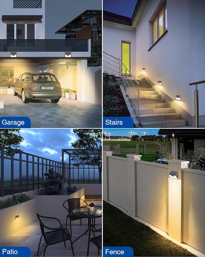 Peasur Solar Lights Outdoor Motion Sensor Waterproof, 3 Modes Security Wall - Image 3