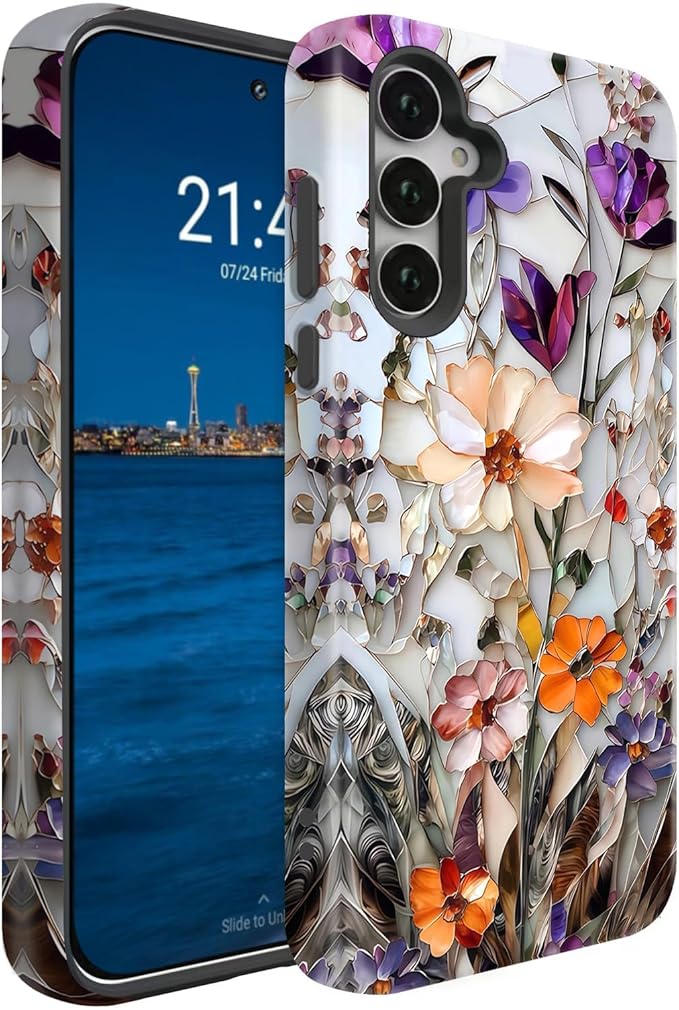 Compatible for Samsung Galaxy A17 5G Case, Dual Layer Heavy Duty 2 in 1 by BSMOSPER