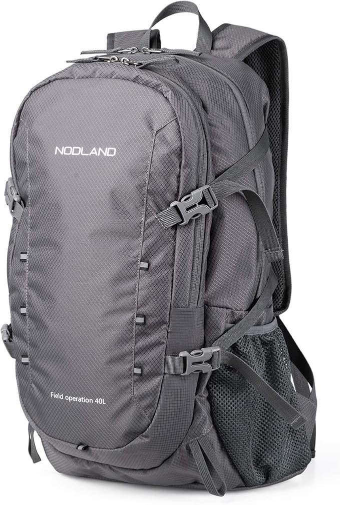 NODLAND Lightweight Backpack, Travel 40L Foldable Water-Resistant Daypack - Image 9