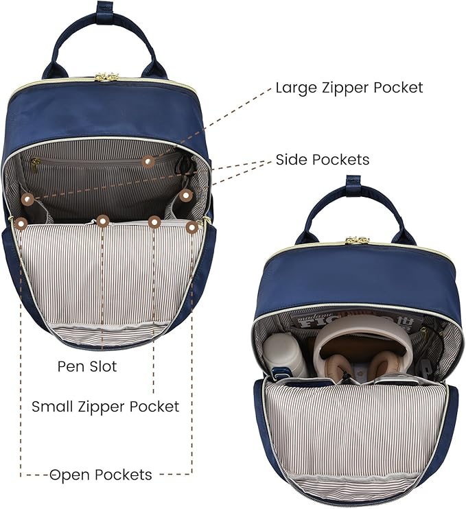 LOVEVOOK Laptop Backpack for Women 15.6 Inch Laptop Bag - Image 4
