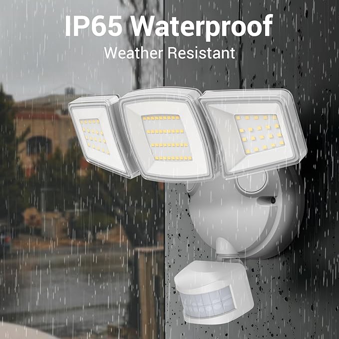 NOVOSTELLA Security Lights Motion Sensor Outdoor, Dusk to Dawn 45W 5000lm 5000K - Image 7