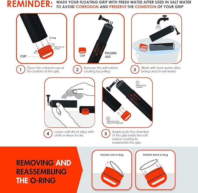 Floating Hand Grip Waterproof Monopod - Image 8
