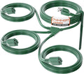 13 FT End to End 1 to 3 Splitter Outdoor Extension Cord by PlugSaf