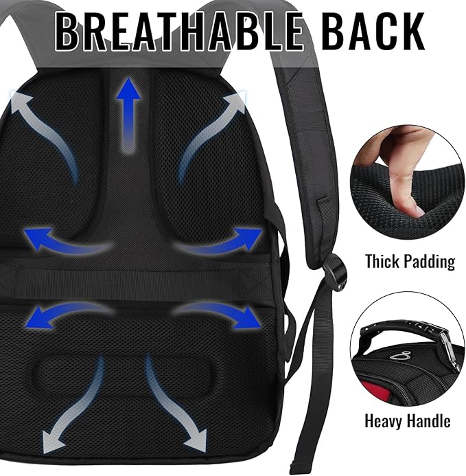 YOREPEK Large Backpack for Men, Extra Large Laptop Backpacks for Men Women - Image 3