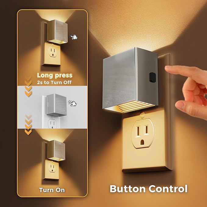 L LOHAS LED Night Light, Night Lights Plug into Wall, Dimmable Night Light - Image 2