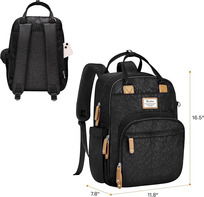 RUVALINO Diaper Bag Backpack-Multifunction Baby Travel Bag - Image 8