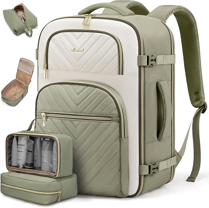 LOVEVOOK Travel Backpack Carry on Flight Approved 50L, Waterproof TSA Travel by LOVEVOOK