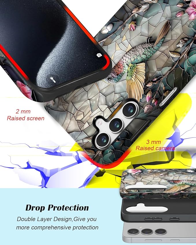 Compatible for Samsung Galaxy S26 5G Case, Dual Layer Heavy Duty 2 in 1 - Image 3