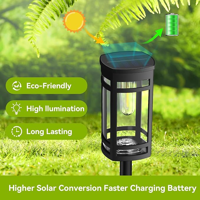 EXCMARK 12 Pack Solar Lights Outdoor Waterproof - Image 6