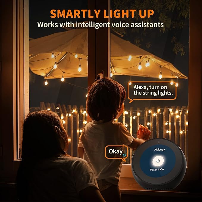 XMCOSY+ Outdoor String Lights, Smart Patio Lights 100Ft Dimmable Outdoor Lights - Image 9