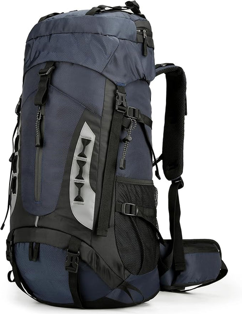 75L Hiking Backpack with Rain Cover Waterproof Camping Backpack Shoes Warehouse by W+WINTMING
