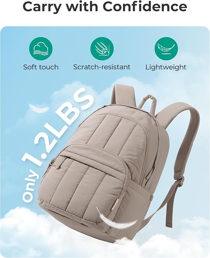 BAGSMART Womens Backpack Travel Laptop Backpack - Image 7