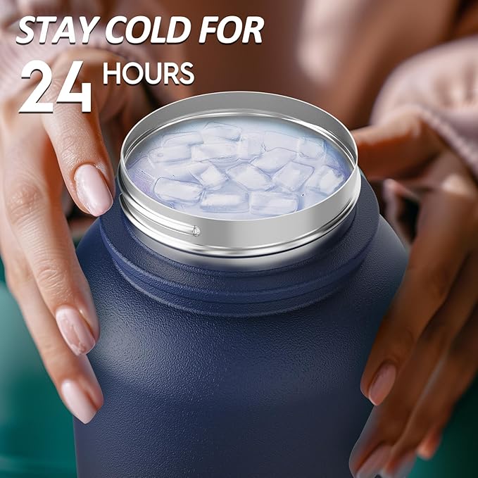 Navigate 32 oz Insulated Stainless Steel Sports Water Bottle - Image 7