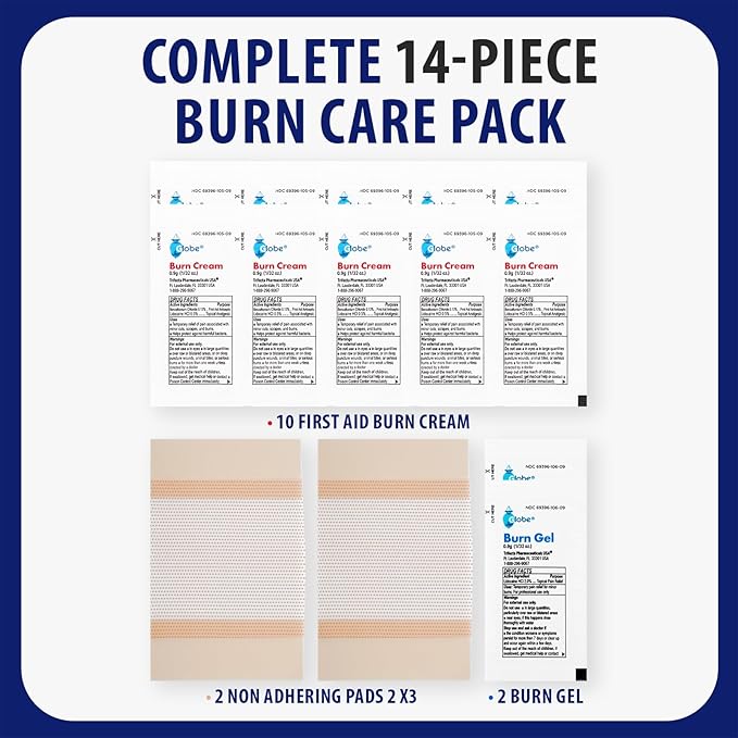 MFASCO First Aid Kit Refill Burn Care Refill Pack - Image 6