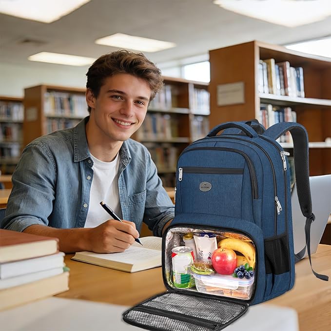 MATEIN Lunch Backpack for Men, 17 Inch Travel Laptop Backpack - Image 9
