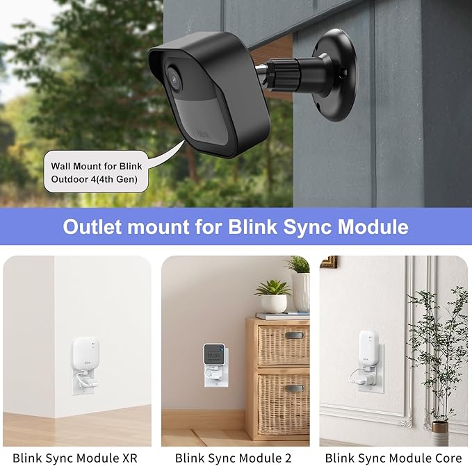 Blink Outdoor 4 Wall Mount, Weatherproof Protective Cover and 360 Degree - Image 6