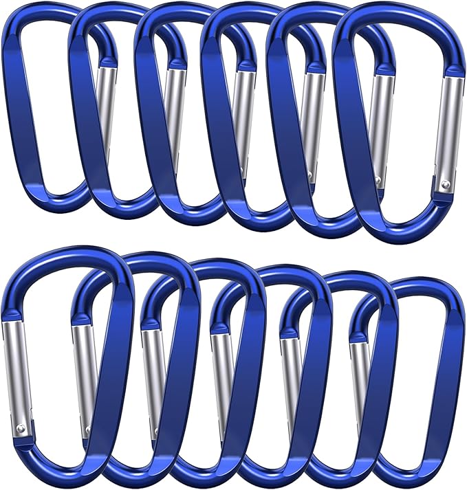3" Aluminum Carabiner Clips by XIECHANEE