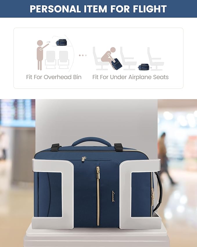 LOVEVOOK Travel Backpack for Women & Men 50L, Airline Approved Carry On - Image 4