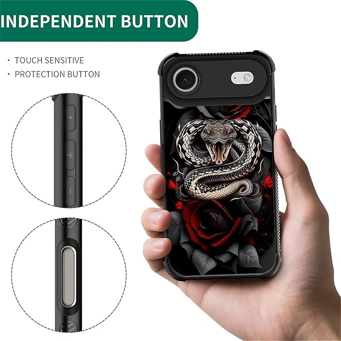 for iPhone 17 Air Case, for MagSafe Graphic Design for Girl Boy Soft Silicone - Image 3