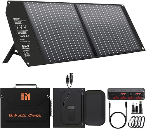 60W Portable Solar Panels Charger by Mesuvida