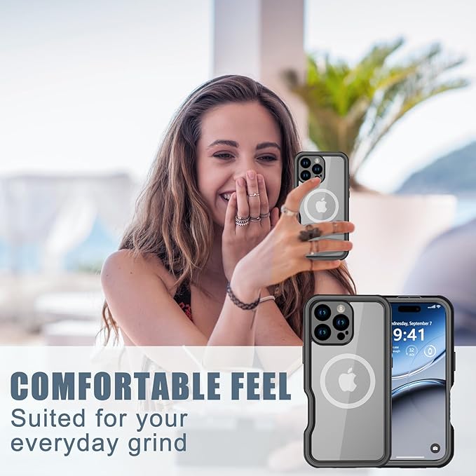 for iPhone 16 Pro Max Case Waterproof, Full-Body Hard Case Built-in - Image 8