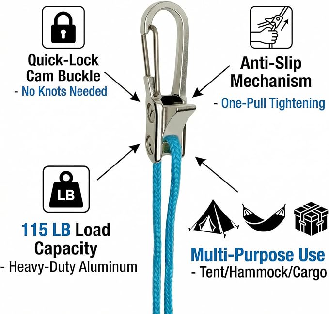 Rope Tightening Tool & Tensioner:6 Pack Rope - Image 2