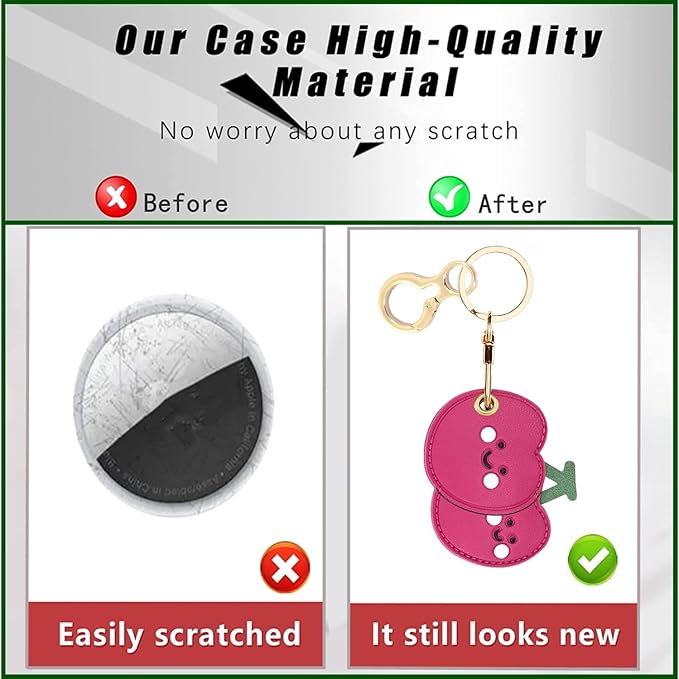Leather Keychain Holder Case Compatible - Image 4